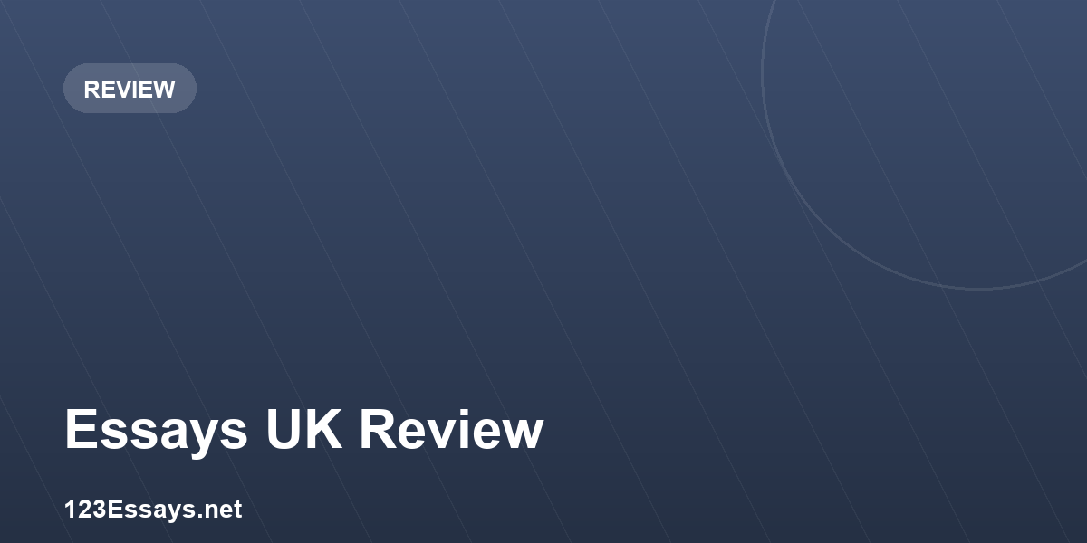 Essays UK review